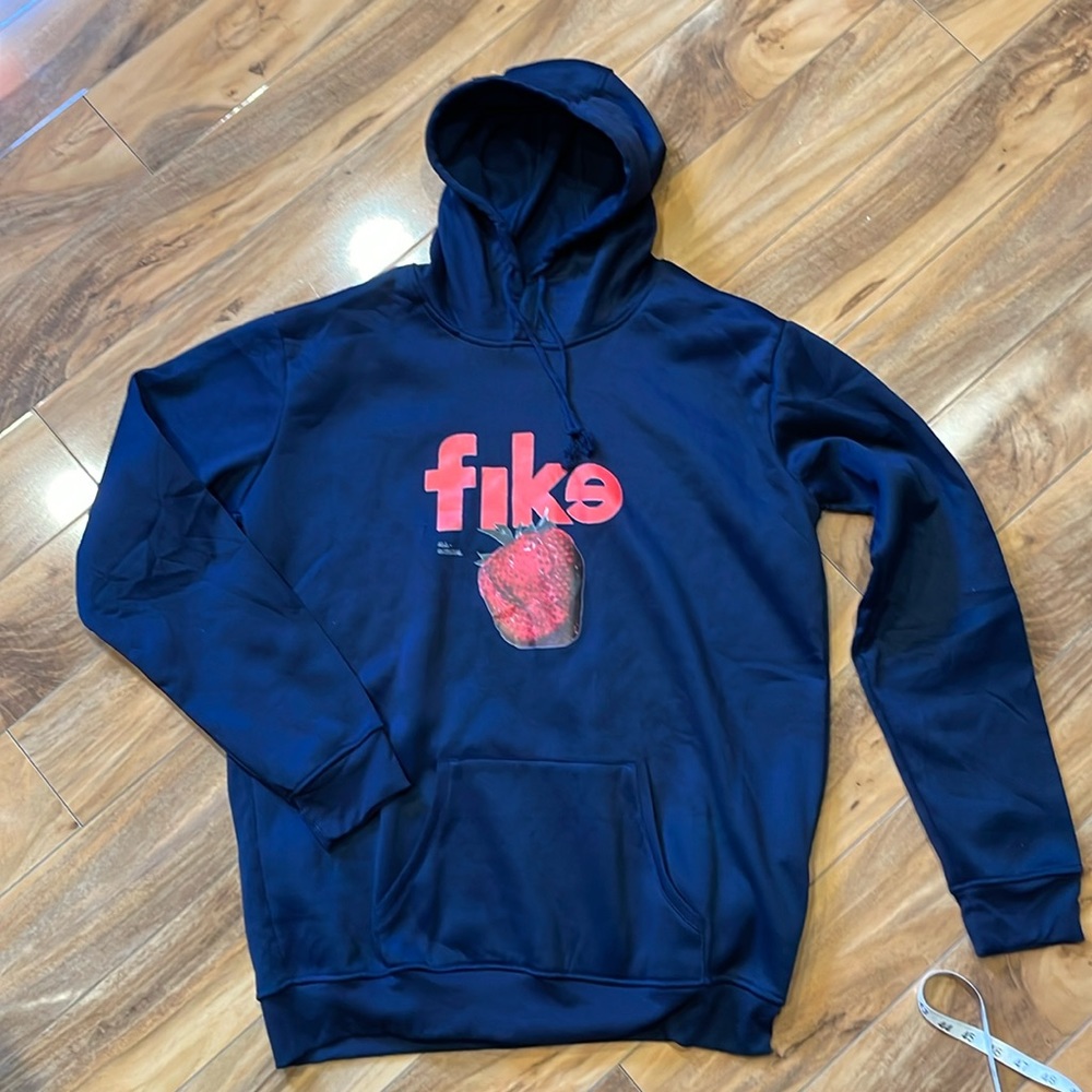XXL navy blue, Dominic Fike hoodie